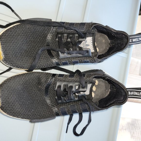 Adidas NMD R1 Core Black/ Core Black Men's size 7.5 - Picture 4 of 12